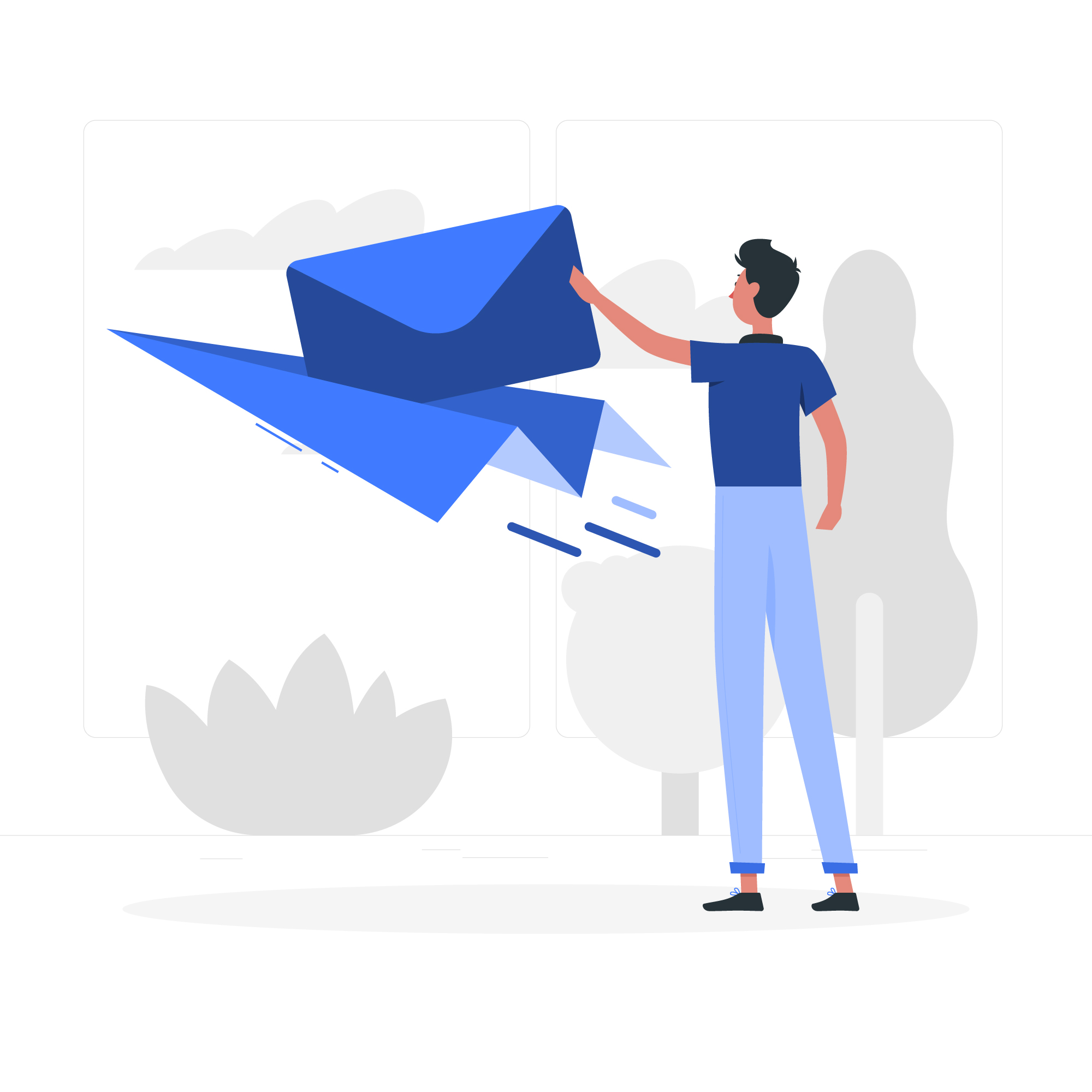 illustration de contact